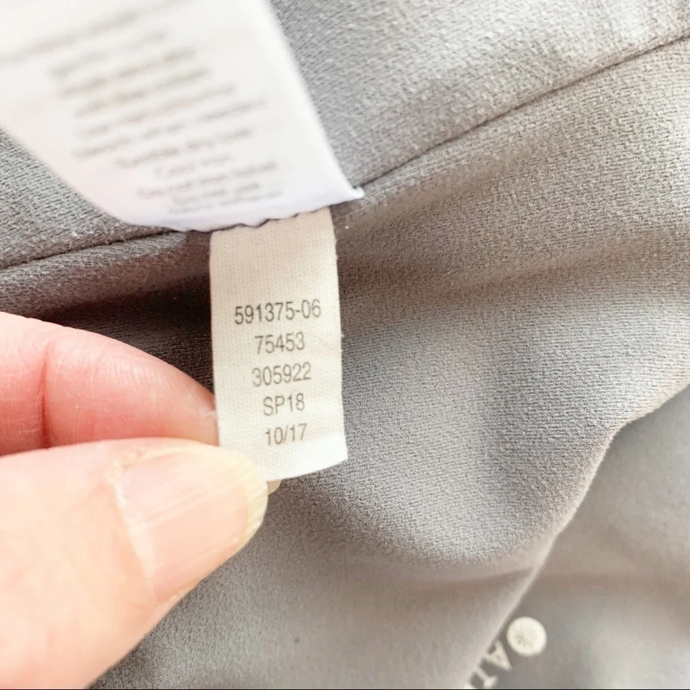 Athleta Salutation 7/8 Tight Powervita Flagstone Grey Legging Yoga Size XS - Picture 6 of 14